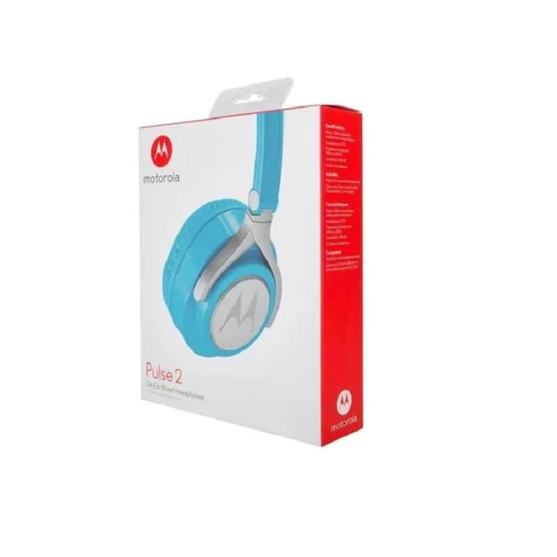 MOTOROLA - Audifono Motorola Pulse 2 Blue 3.5mm Stereo