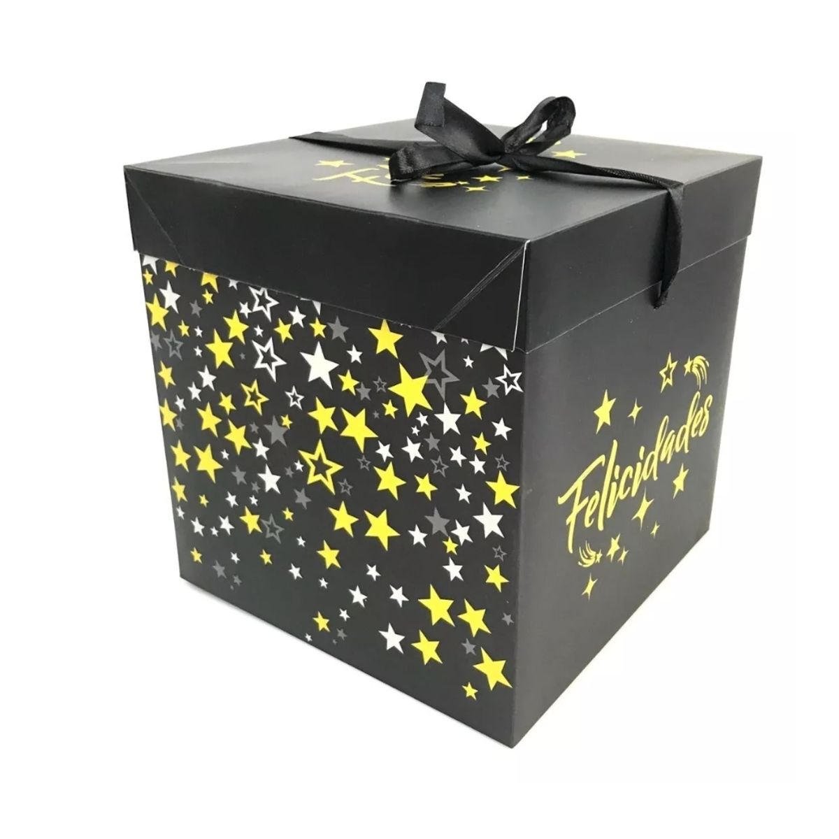 GENERICO - Pack 12 Cajas De Regalo Plegable 15cm Felicidades 5082