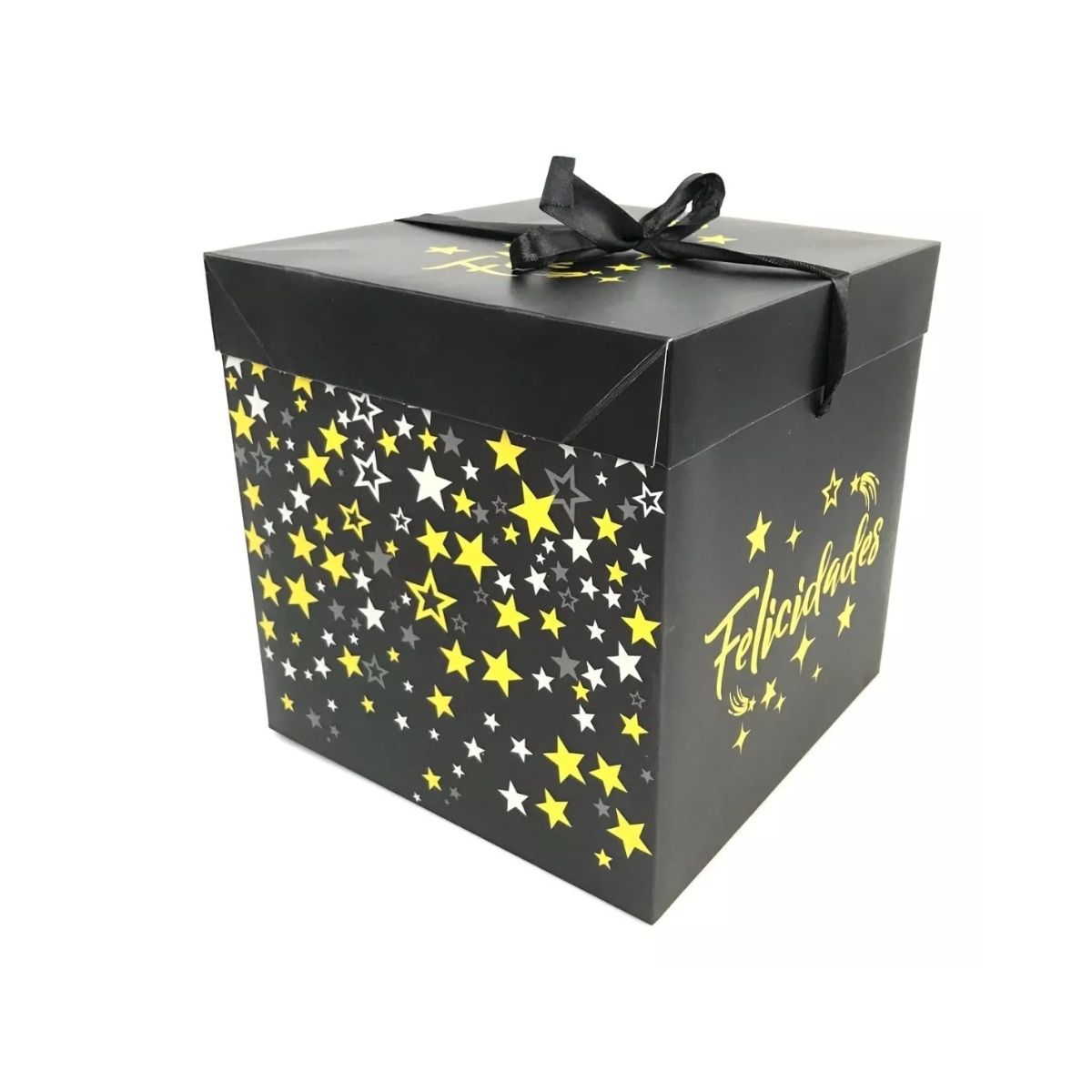 GENERICO - Pack 12 Cajas De Regalo Plegable 15cm Felicidades 5082