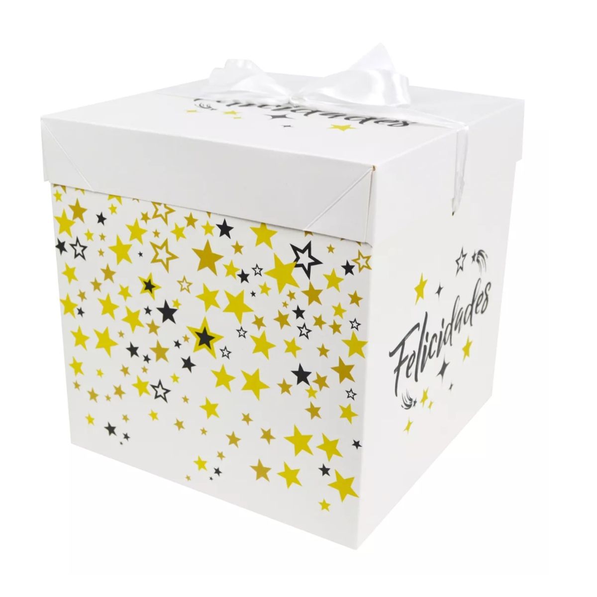 GENERICO - Pack 12 Cajas De Regalo Plegable 15cm Felicidades 5082