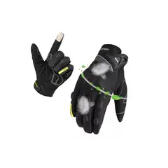 GENERICO - Guantes Para Moto Bicicleta Con Protecciones Pantalla Táctil