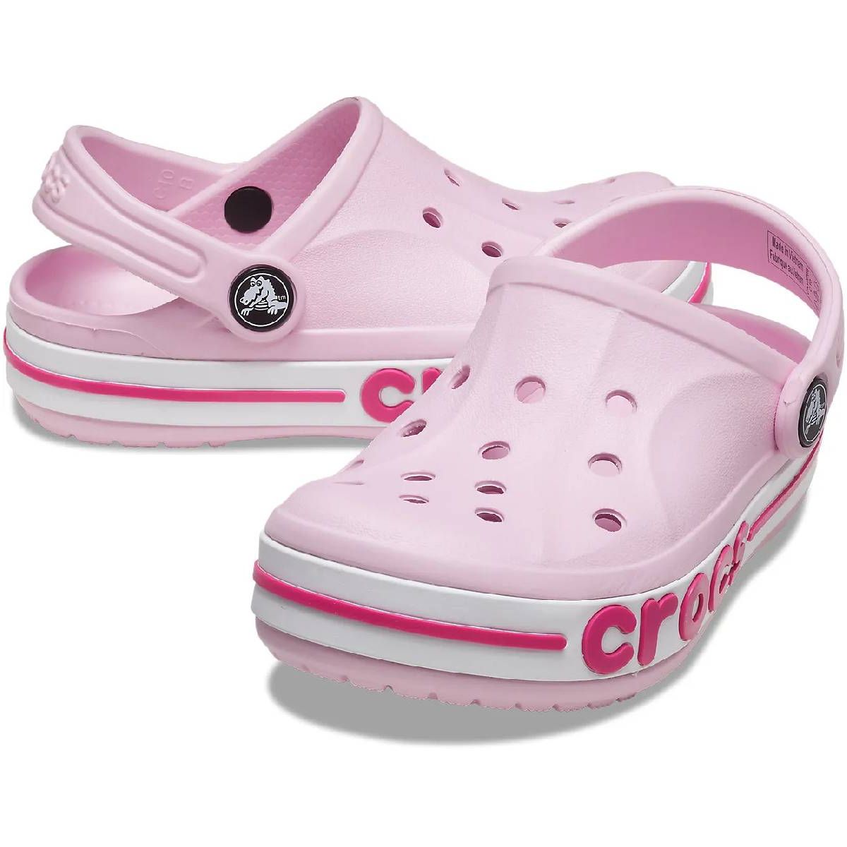 CROCS - Zueco  Crocs Bayaband Niña Rosado