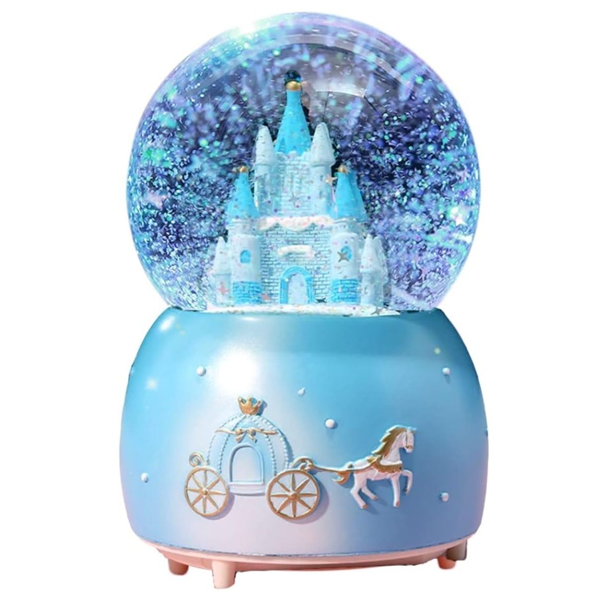 GENERICO - Esfera Bola De Nieve Cristal Con Luz Y Musica Diseño Lindo