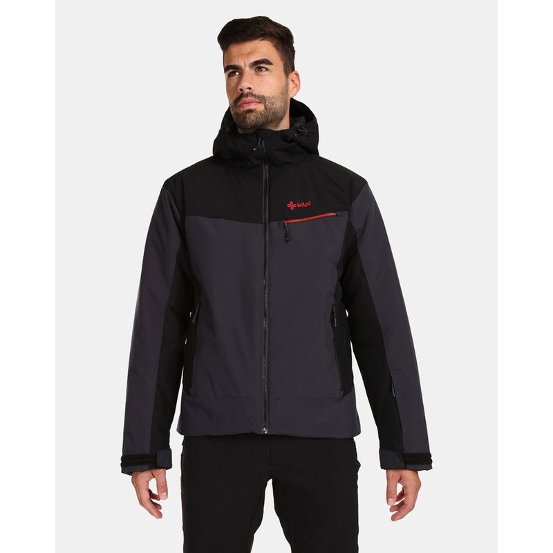 KILPI - Parka Impermeable Hombre Flip-M Gris Kilpi