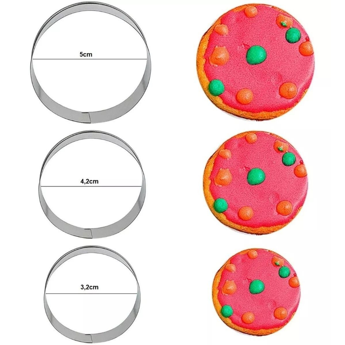 Set 12 Moldes Cortador Para Galletas Moldes Reposteria Cocina., marca GENERICO - Foto 2