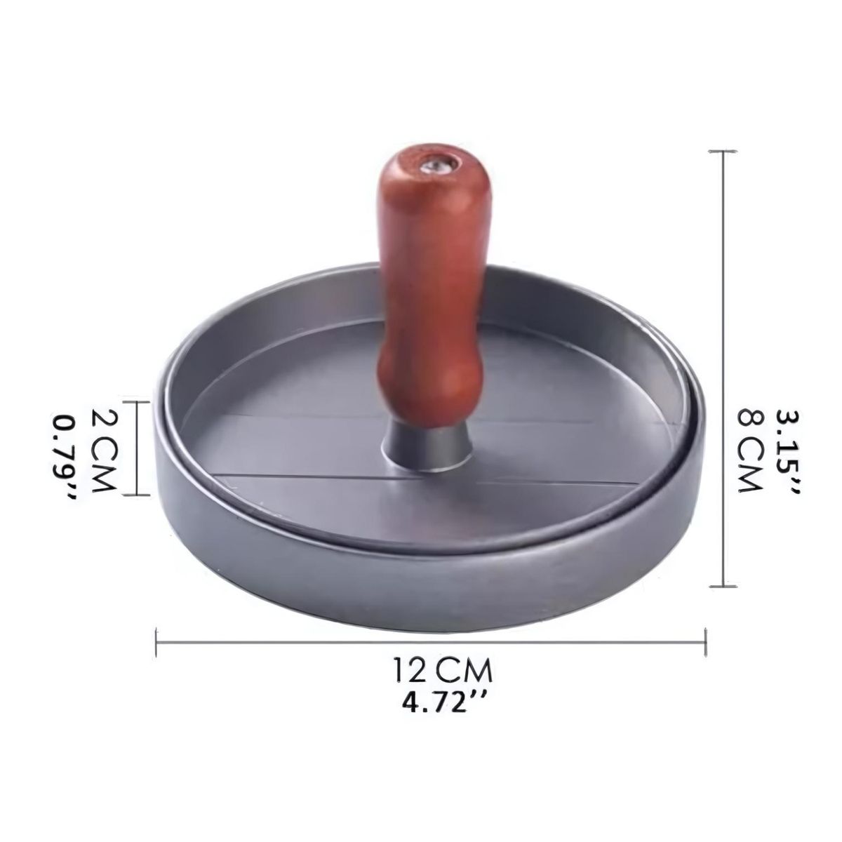 GENERICO - Prensa Para Hamburguesas Molde Para Hamburguesa De Aluminio