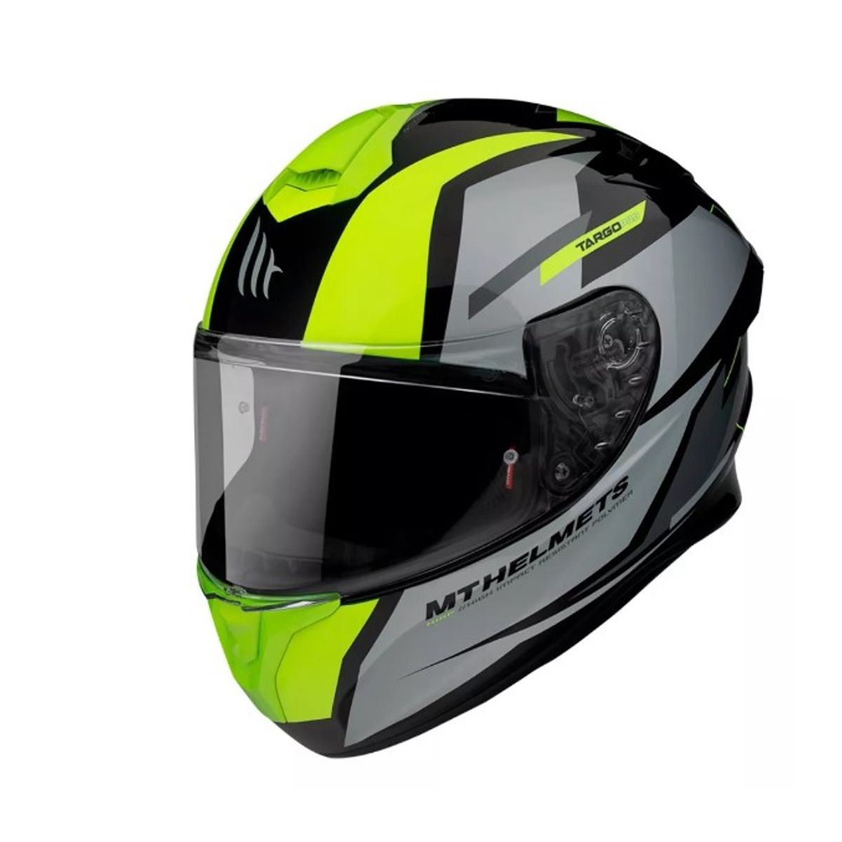 GENERICO - Casco De Moto  Targo Pro Sound A3 Amarillo Fluor Talla M