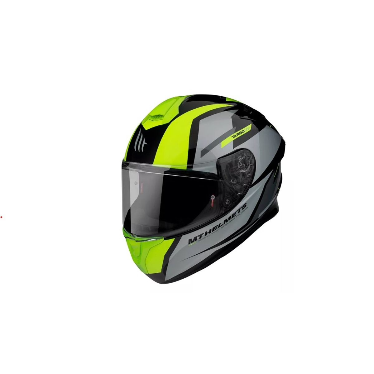 GENERICO - Casco De Moto  Targo Pro Sound A3 Amarillo Fluor Talla M