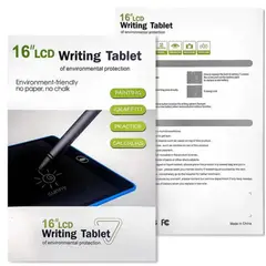 GENERICO - Tablet Pizarra Magica Escritura LCD Para Niños 16