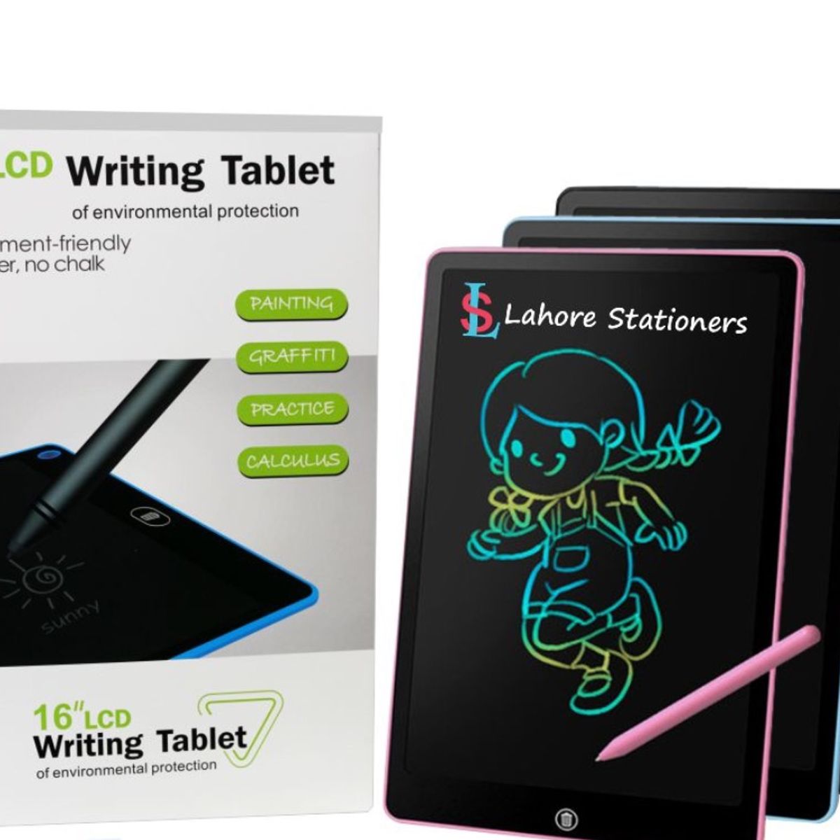 GENERICO - Tablet Pizarra Magica Escritura LCD Para Niños 16