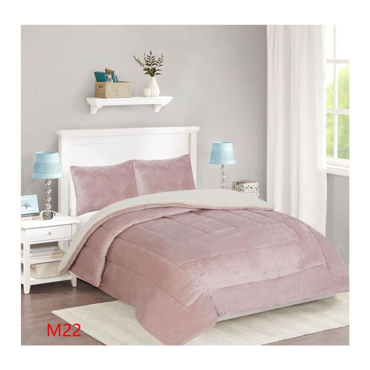 GENERICO - Cobertor Chiporro Invierno 2 Plazas - Palo Rosa M22