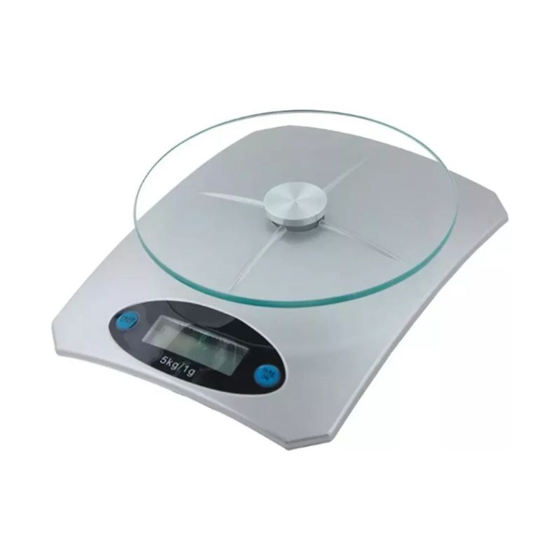 GENERICO - Balanza digital 5kg Bandeja De vidrio Reposteria Cocina
