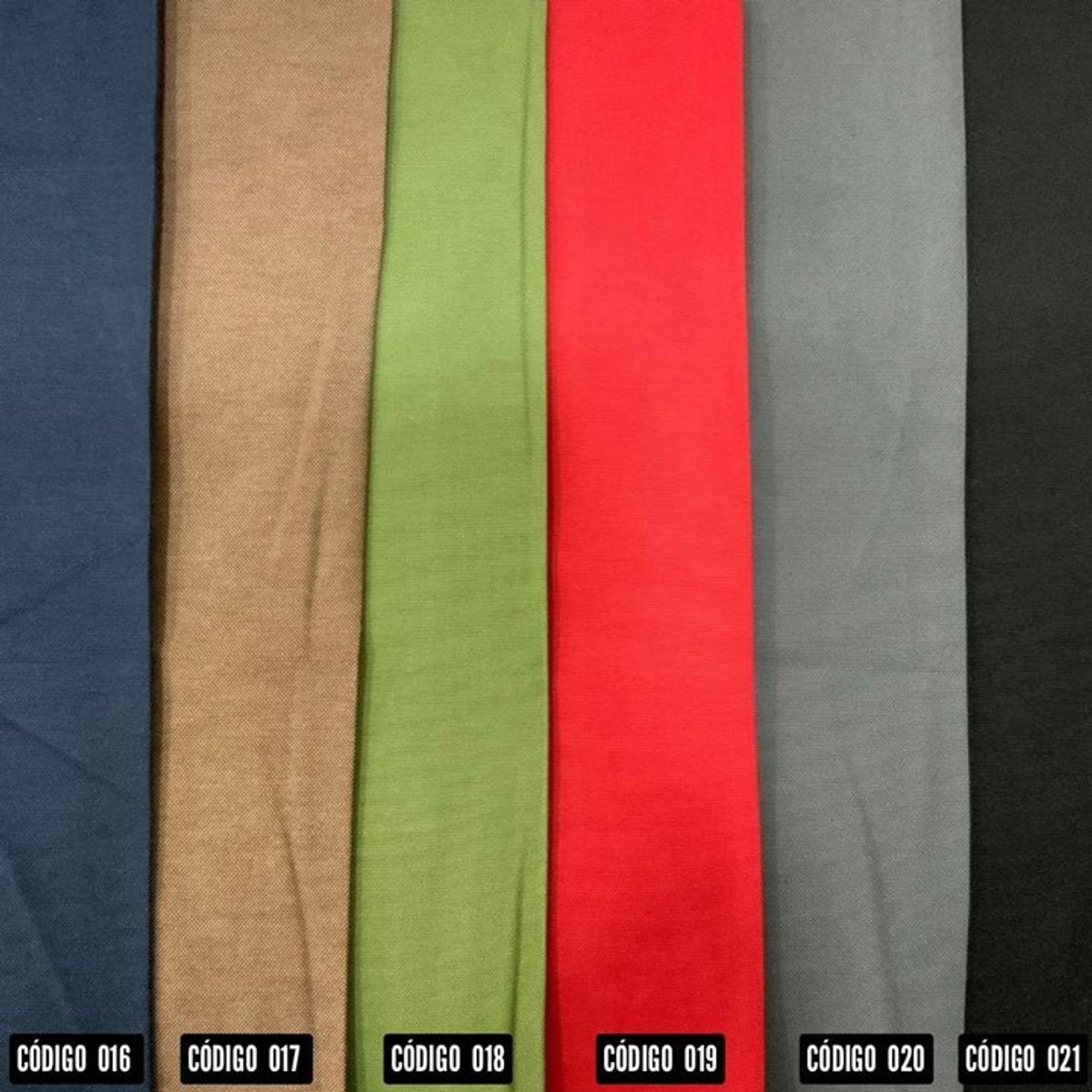 GENERICO - Tela Lona lisa Antifluidos 100% Impermeable Negro