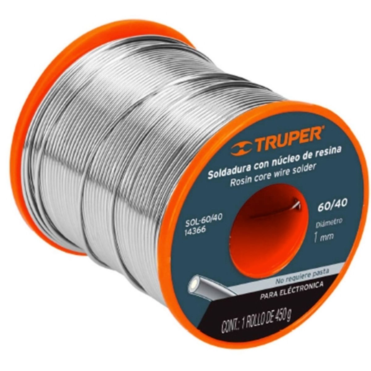 TRUPER - ESTAÑO ELECTRONICA 1MM 6040 TRUPER