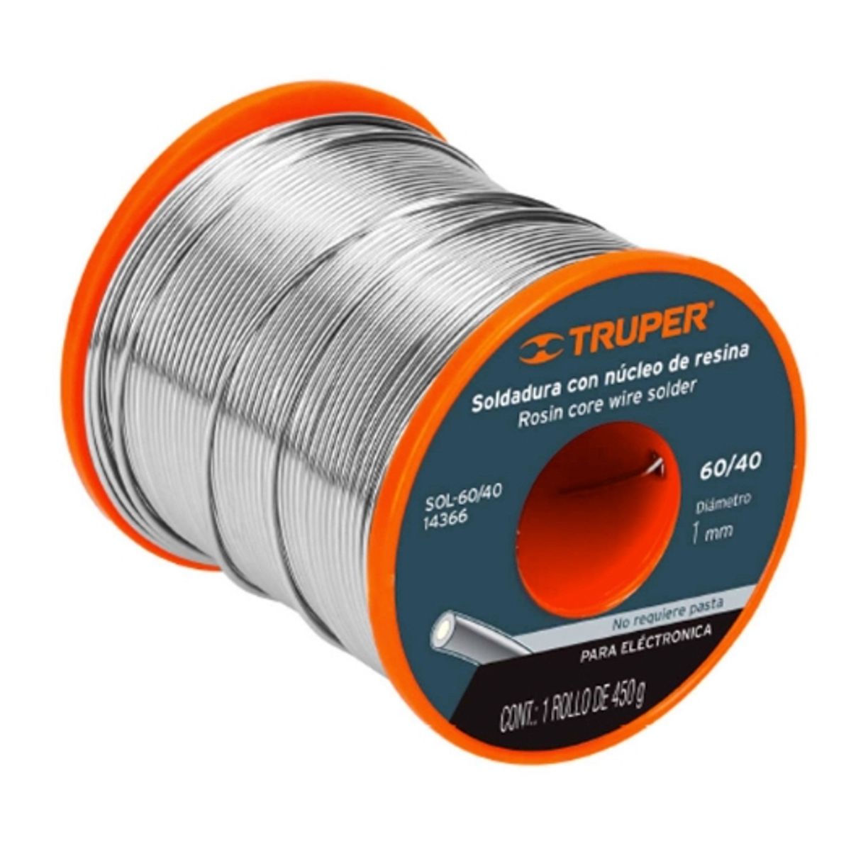 TRUPER - ESTAÑO ELECTRONICA 1MM 6040 TRUPER