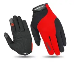 GENERICO - Guante Largo Acolchado Ciclismo Bicicleta Moto Dedo Tactil