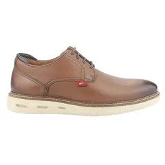 FERRACINI - Zapato Hombre Cuero D Café 4160