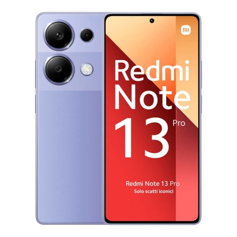 XIAOMI - Xiaomi Redmi Note 13 Pro Dual Sim 256 Gb Lavender Purple 8 Gb Ram.