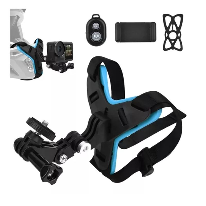 GENERICO - Montura De Casco Para Gopro Hero 109876511 Para Moto