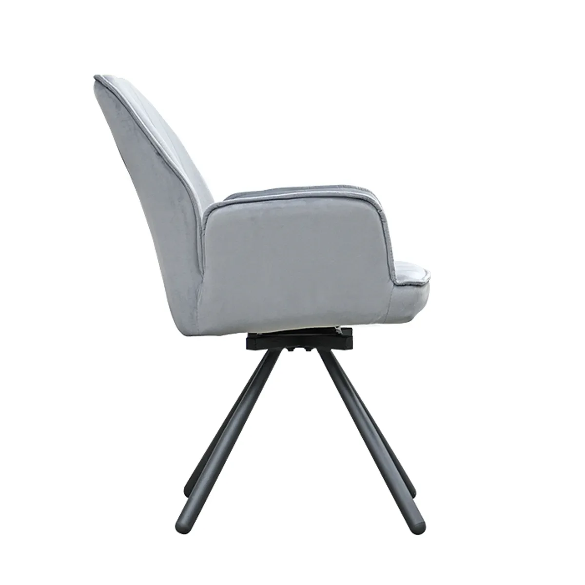 MSA MUEBLES SANTA ANA - Poltrona Giratoria Vita Gray