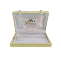 Collar de Perlas (8mm) de Enchapado en Oro 60 cm