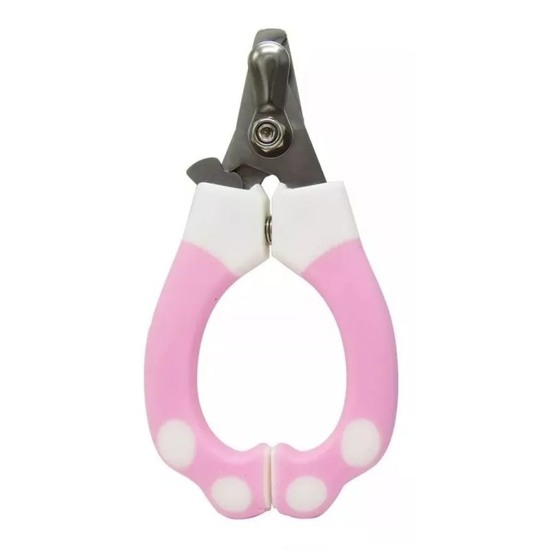 DEFENSOR FOREVER - Corta Uñas Perros Para Gatos Tipo Alicate Rosado
