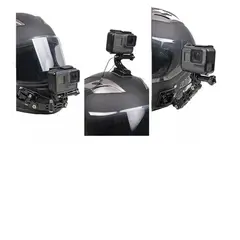 GENERICO - Soporte Gopro Frontal Y Lateral Para Casco De Moto-bicicleta