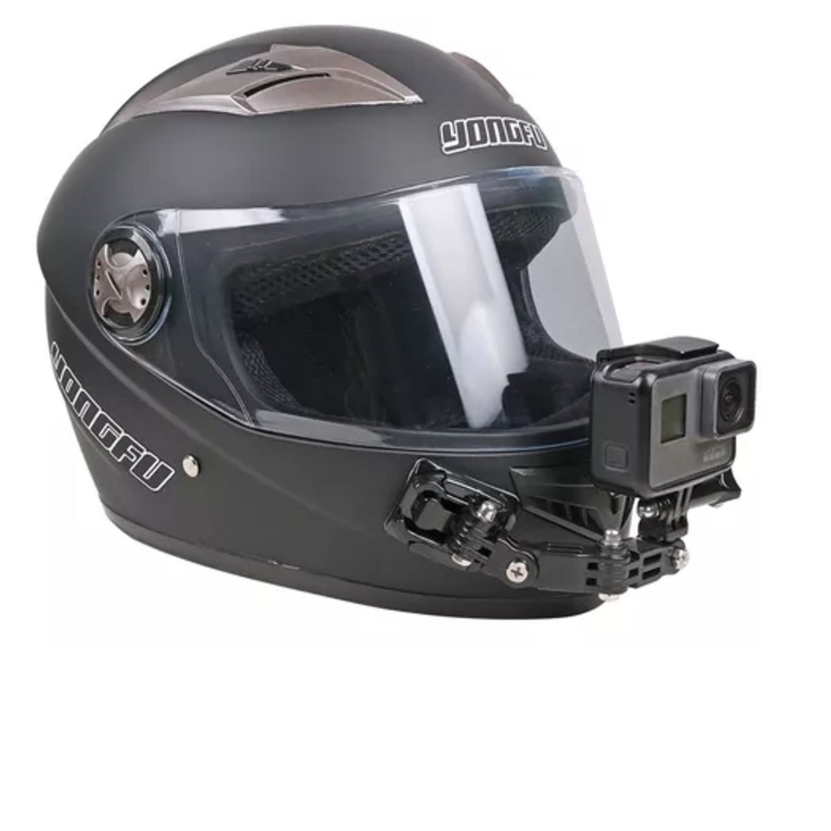 GENERICO - Soporte Gopro Frontal Y Lateral Para Casco De Moto-bicicleta