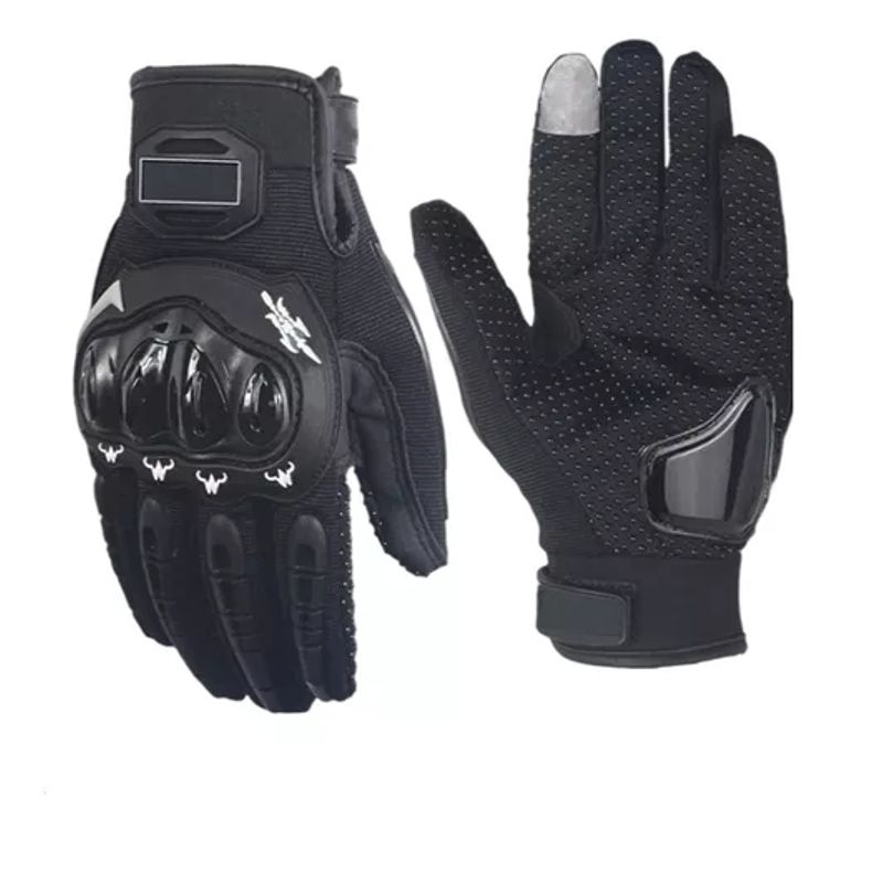GENERICO - Guantes Para Moto Bicicleta Con Protecciones Pantalla Táctil