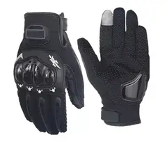 GENERICO - Guantes Para Moto Bicicleta Con Protecciones Pantalla Táctil
