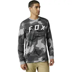 FOX - Polera Bicicleta Lifestyle BKNR Manga Larga Camo negro Talla XL.-