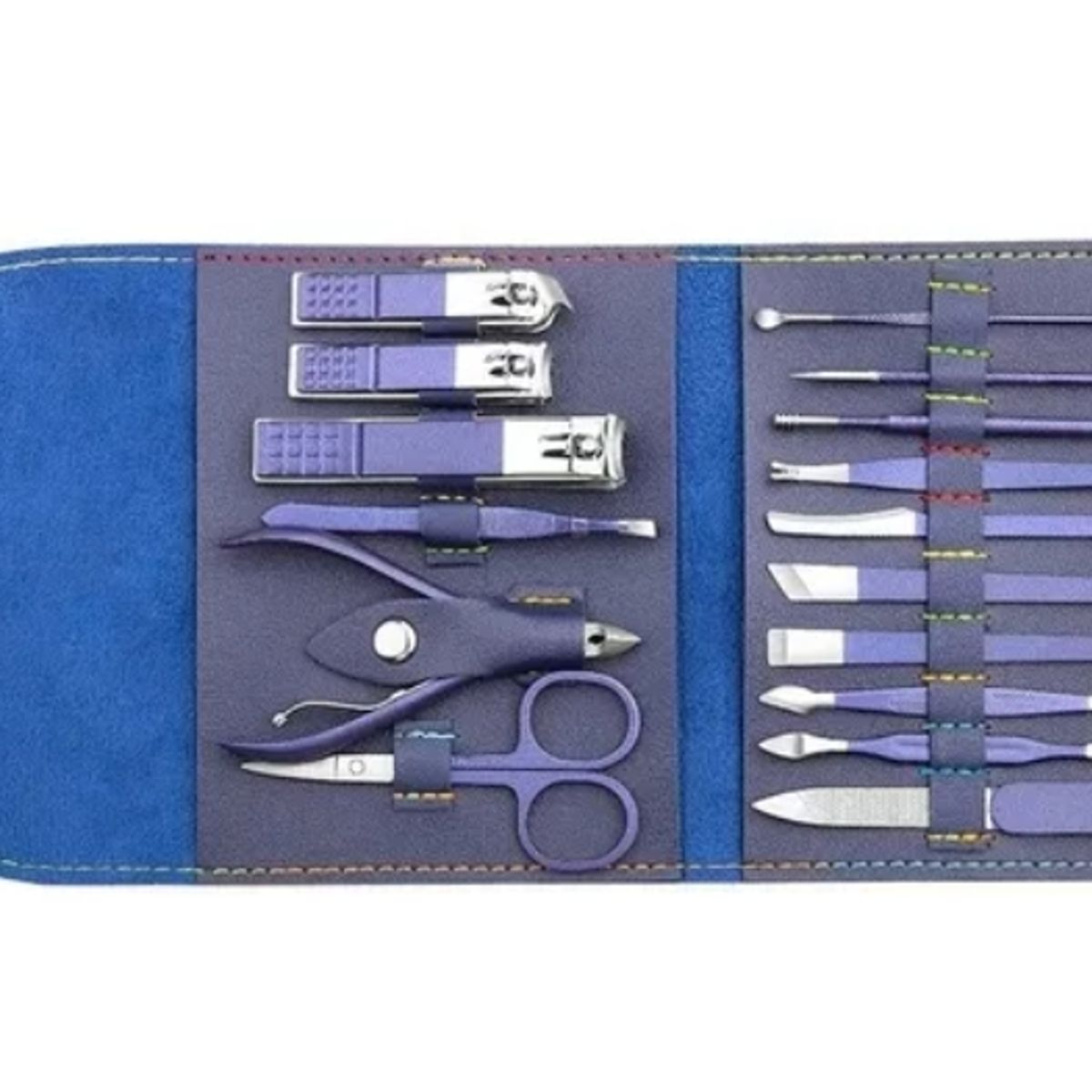 GENERICO - Set Manicure 16 Piezas Herramientas Corta Uñas Profesional