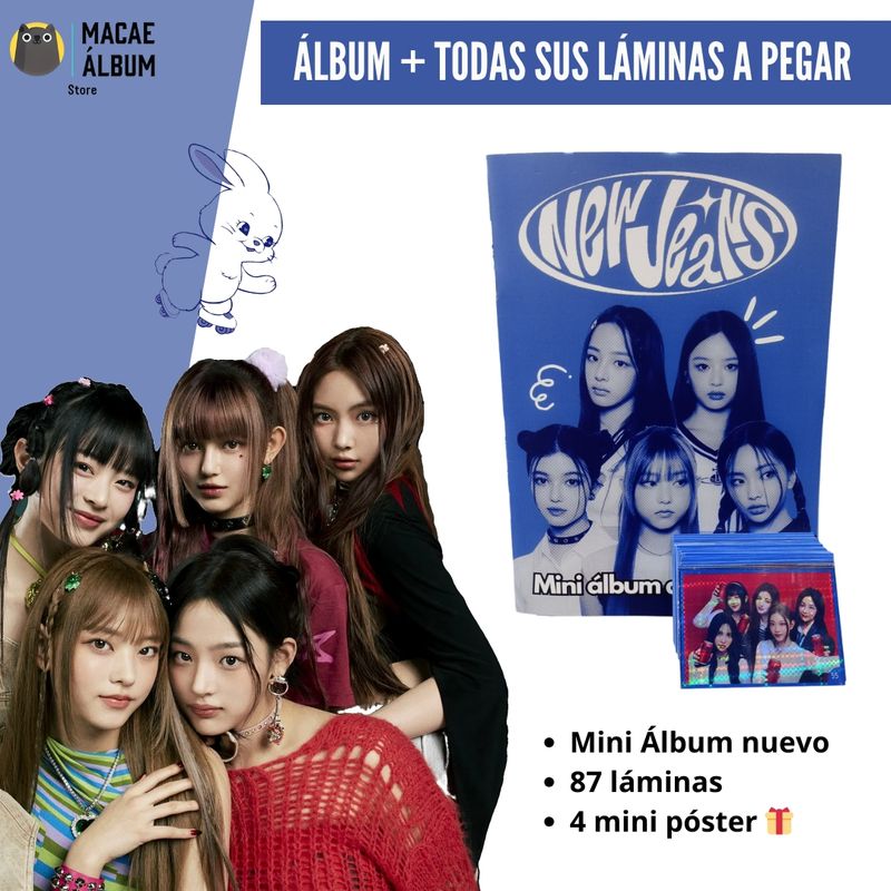 GENERICO - Mini Álbum New Jeans + Todas Sus Láminas A Pegar