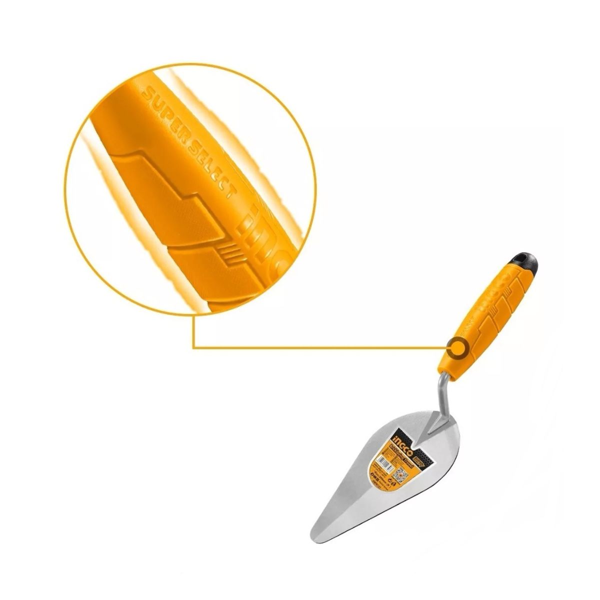 INGCO - Plana Punta Redonda Ace Ingco 150 Mm 6 PuLG Hbt6125 Espátula