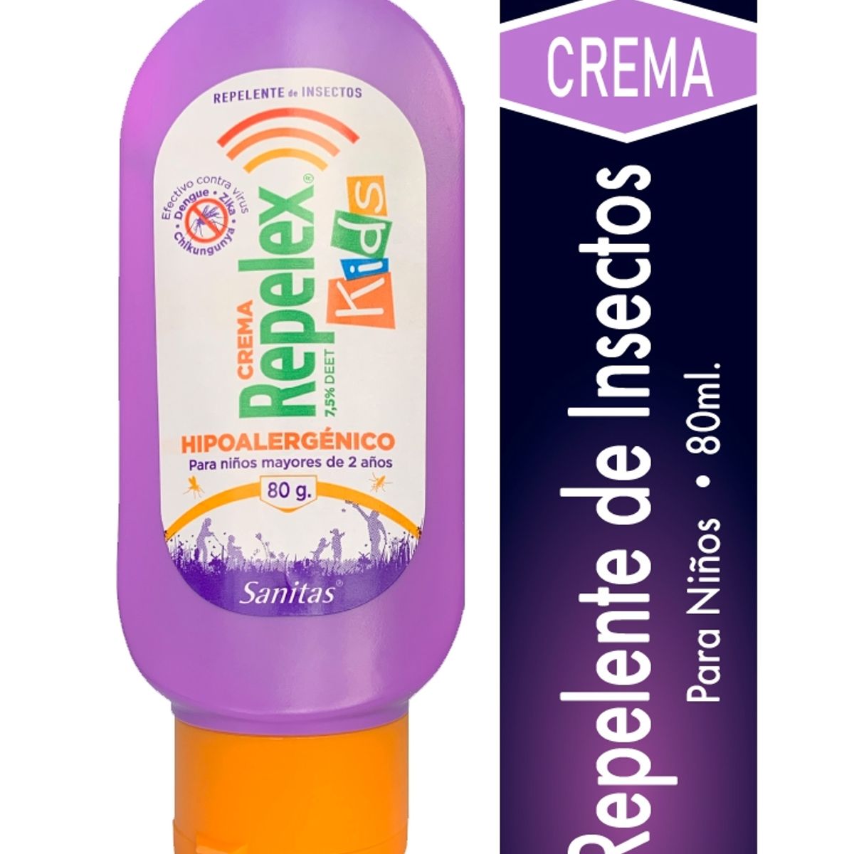 REPELEX - REPELEX KIDS CRE 7,5% x 80 GR