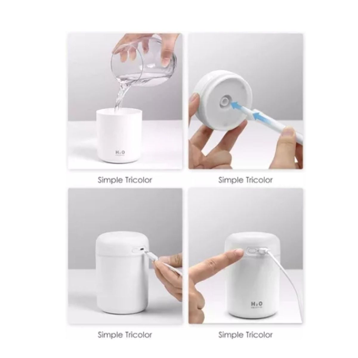 GENERICO - Mini Humidificador Auto Aromatico