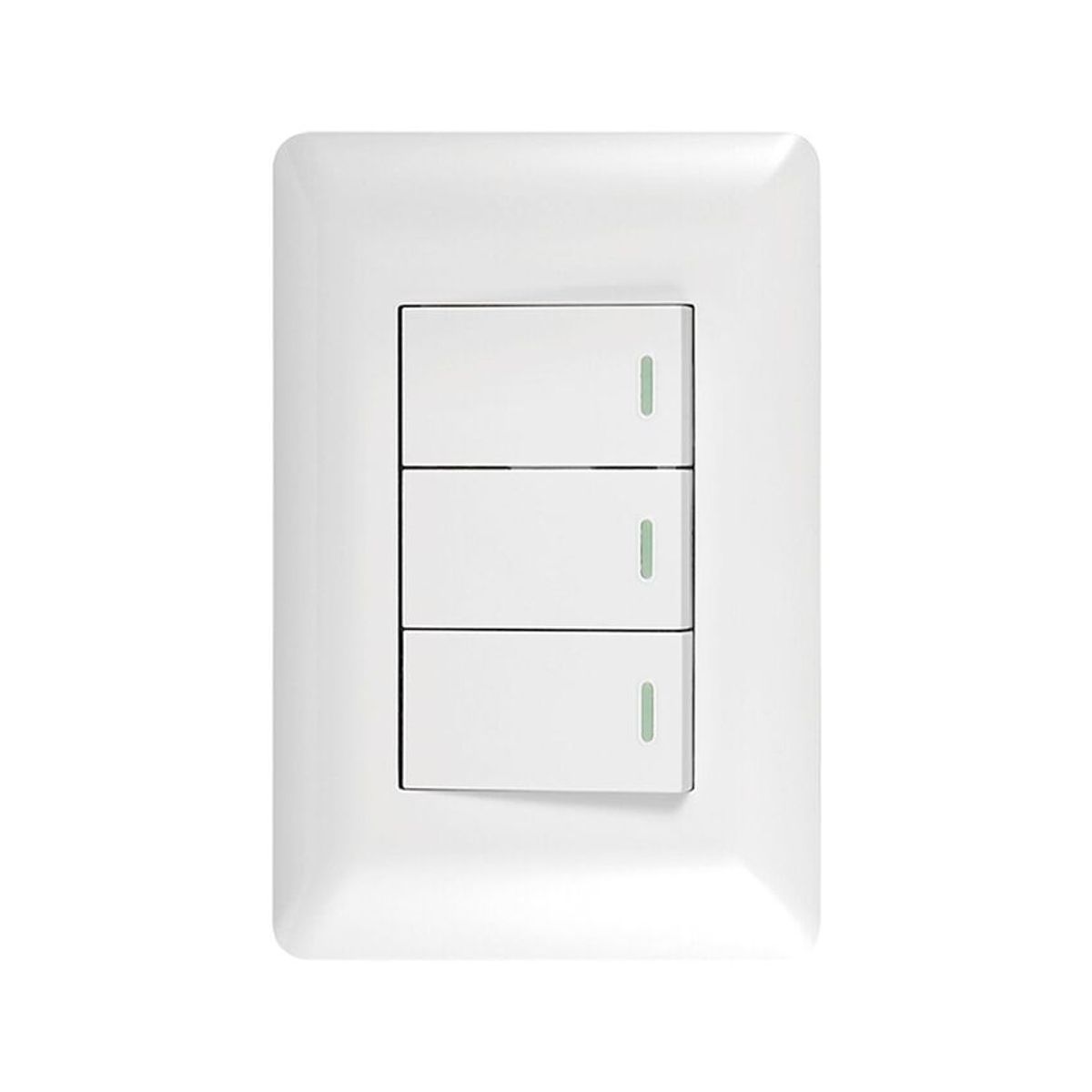GENERICO - Interruptor Triple Onoff 10a Blanco Para El Hogar Y Oficina