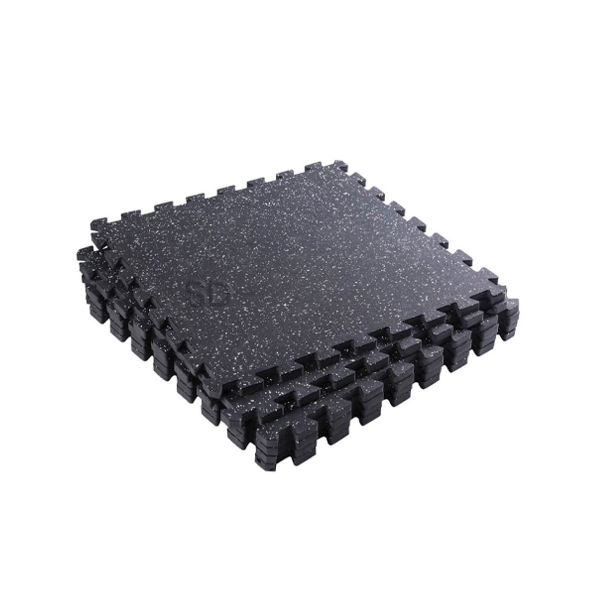 GENERICO - Piso De Caucho Interlocking 50 Cm X 50 Cm X 15 Mm