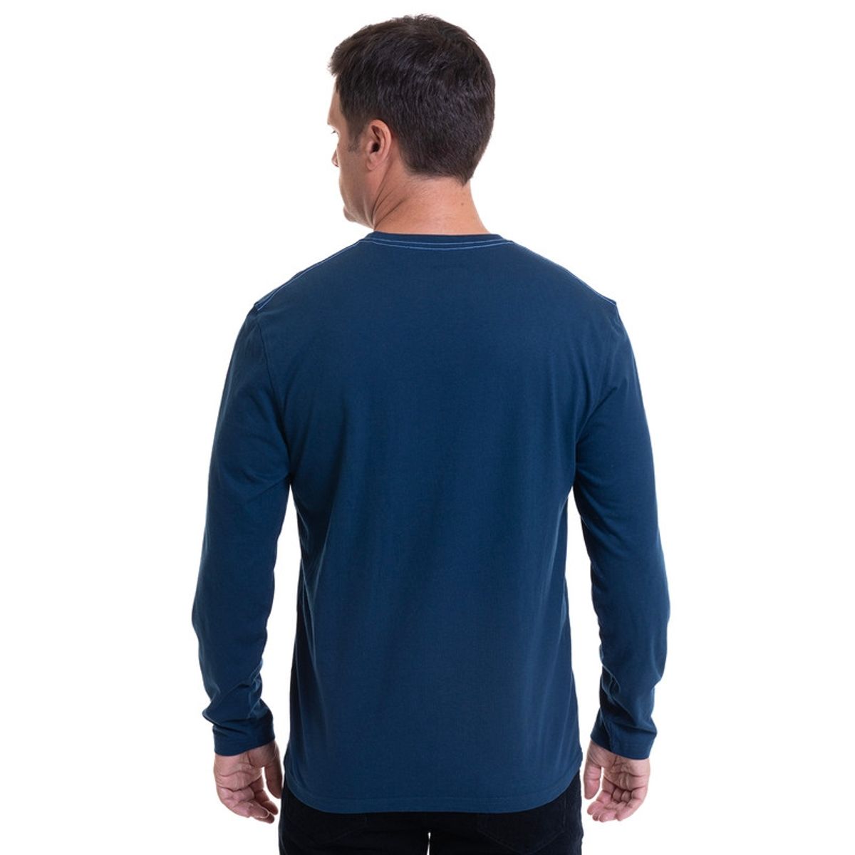 KOTTING - Polera Jersey Estampada Azul Marino KOTTING