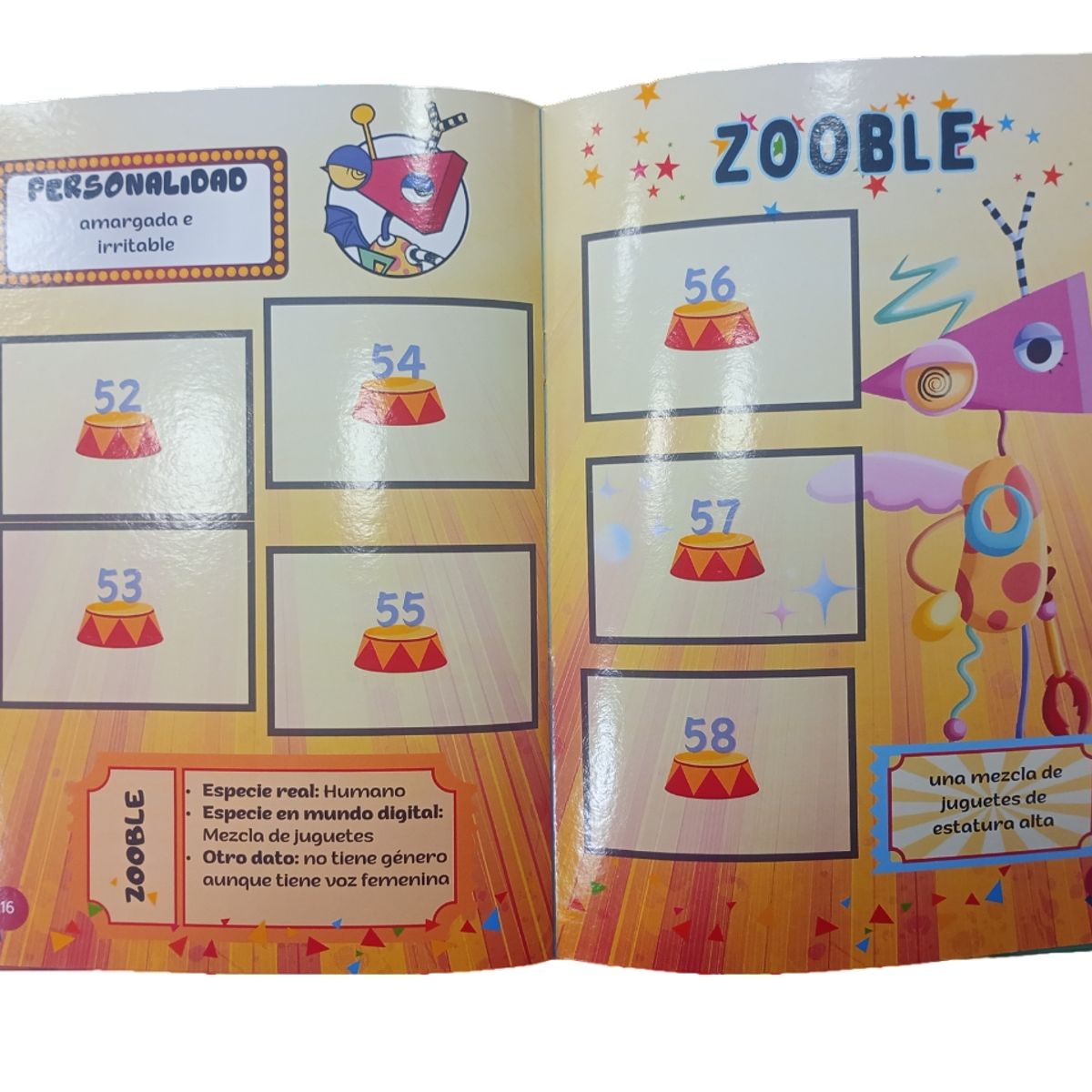 GENERICO - Mini álbum Circo Digital + Todas Sus Láminas A Pegar