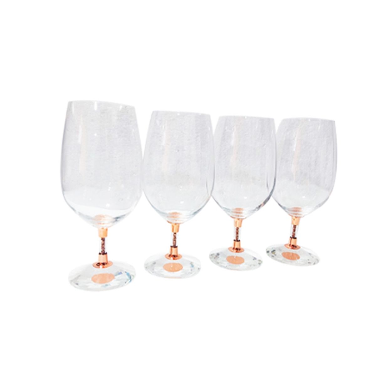 PERFECT CLASS - Set 4 Copas Cerveceras Glow Cobrizado 420ml Estuche