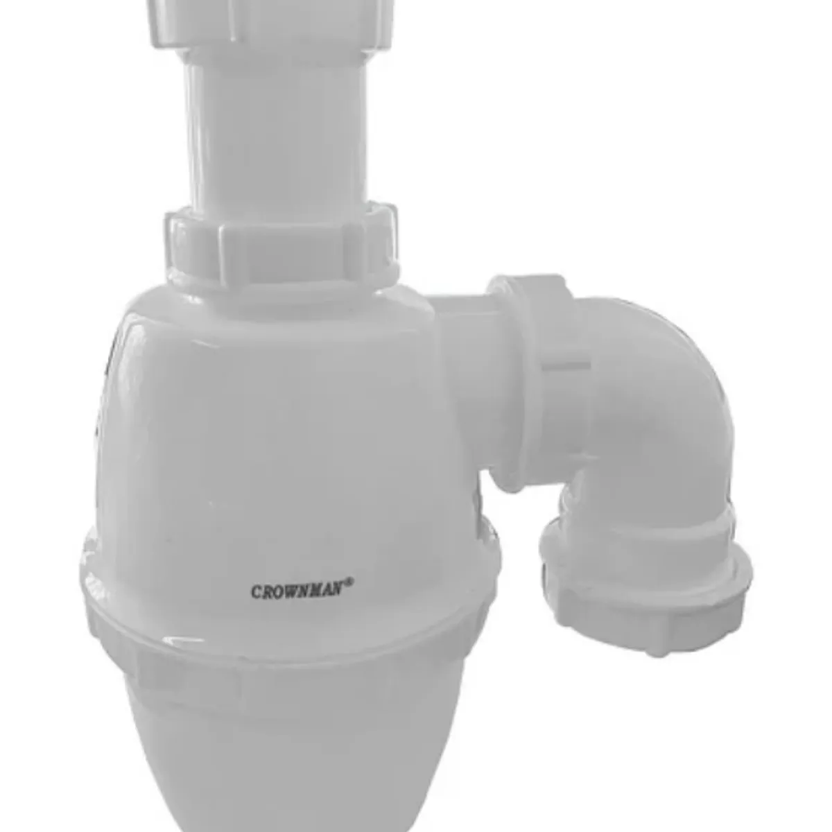 GENERICO - Sifón Lavaplatos Salida Curva 40mm Entrada 1 1/2 Y 1/4