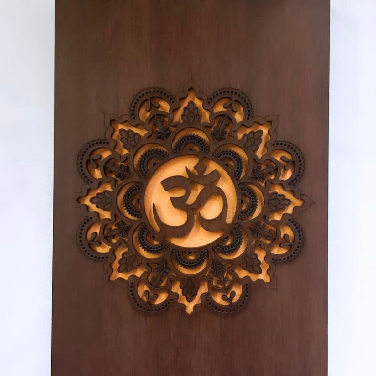 GENERICO - Croquera Om con tapa de madera café