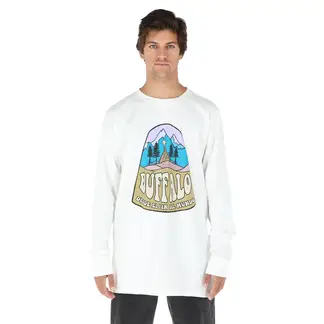 BUFFALO CHILE - Polera Refugio Blanco Hombre
