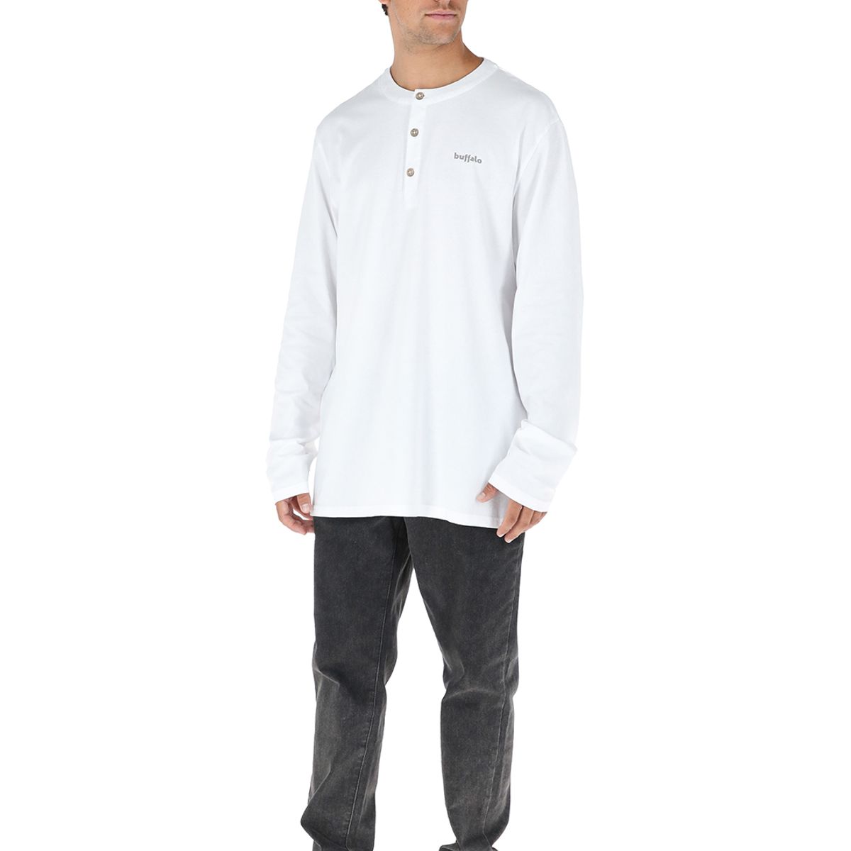 BUFFALO CHILE - Polera Manga Larga Picuda Hombre Buffalo