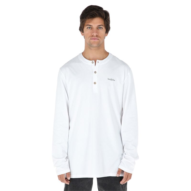 BUFFALO CHILE - Polera Picuda Blanco Hombre