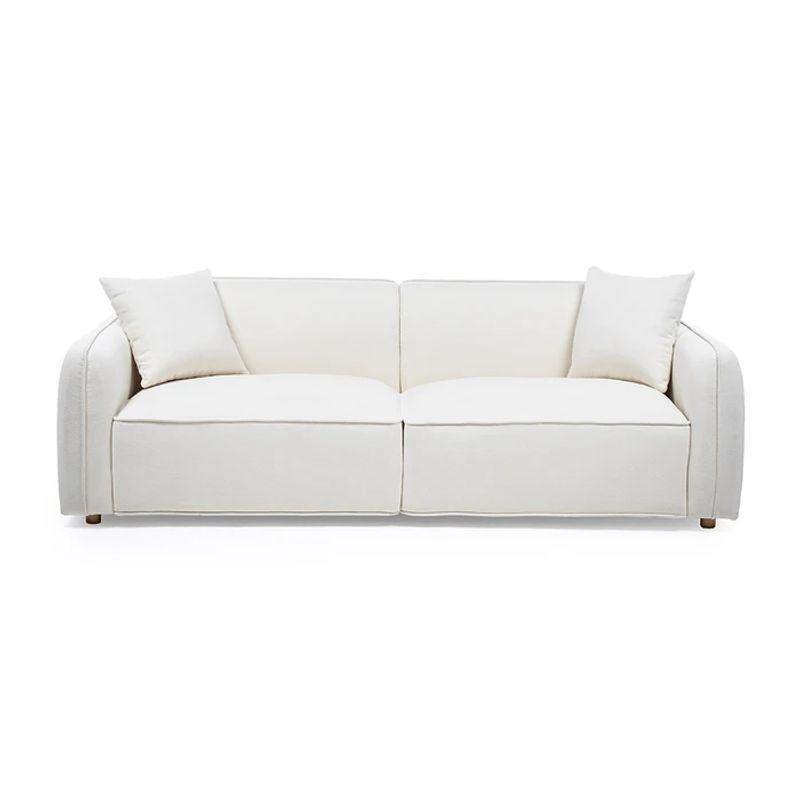 THE POPULAR DESIGN - SOFA 3 CUERPOS EMIL BLANCO