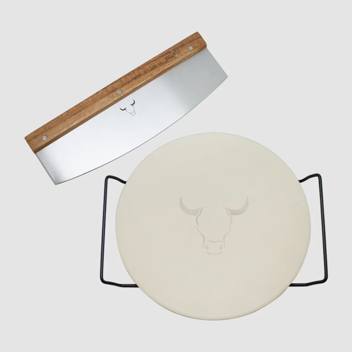 WAYU - Set Pizza Piedra y Cortador XL Wayu
