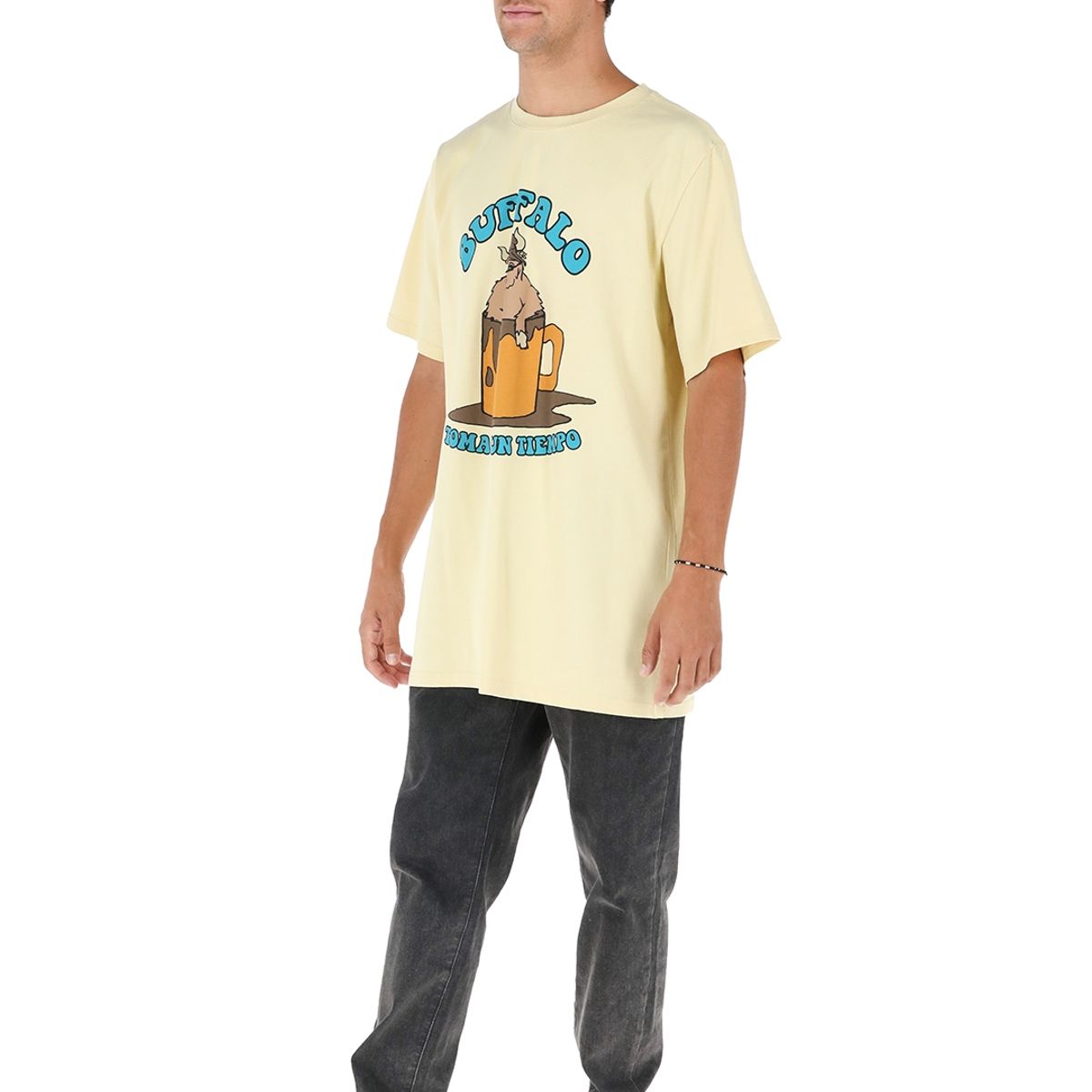 BUFFALO CHILE - Polera Buffee Amarillo Hombre
