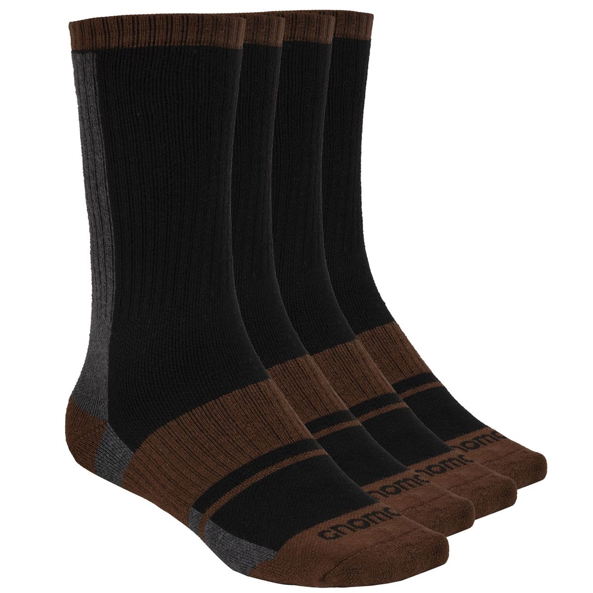 GNOMO - Duopack Calcetin Lana Merino Herlis Black Gnomo